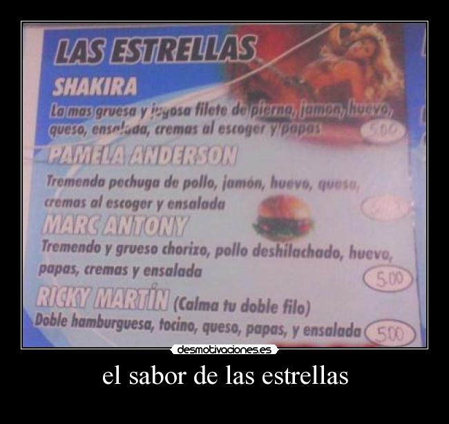 el sabor de las estrellas - 