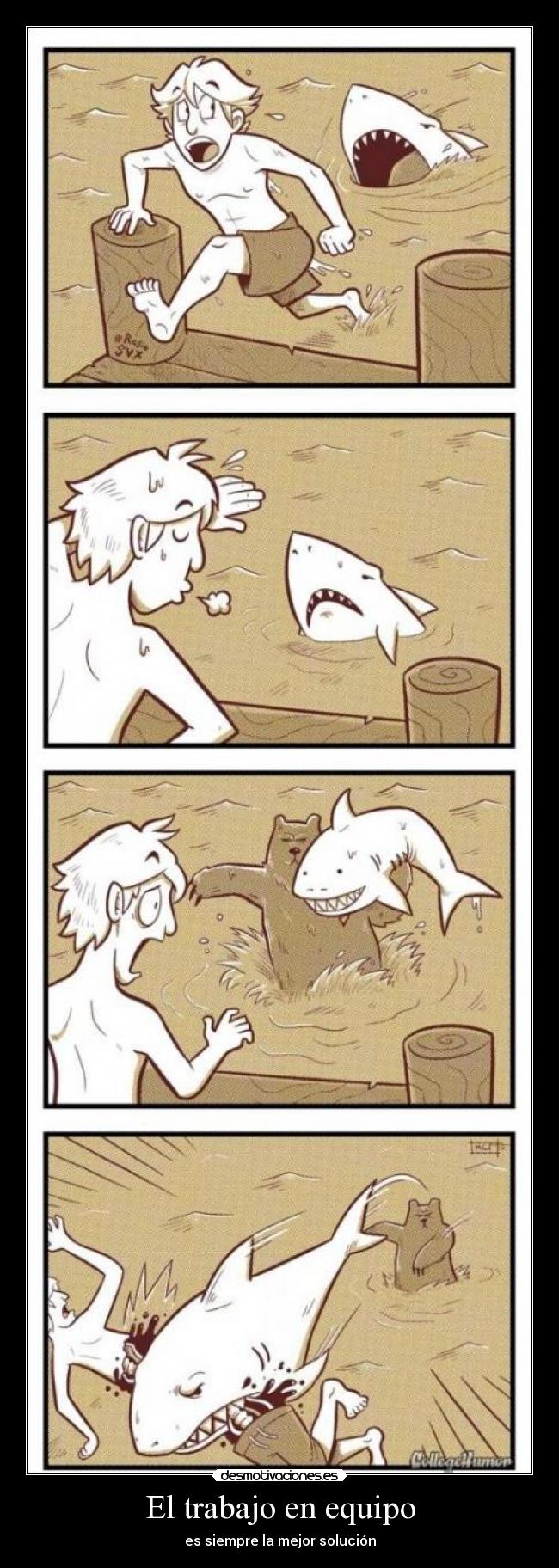El trabajo en equipo - es siempre la mejor solución