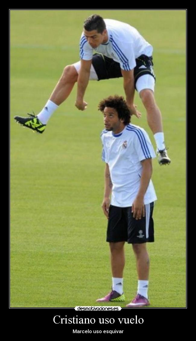 Cristiano uso vuelo -