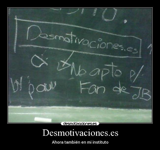 Desmotivaciones.es - Ahora también en mi instituto