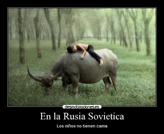 En la Rusia Sovietica - Los niños no tienen cama