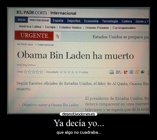 Ya decía yo... - que algo no cuadraba...