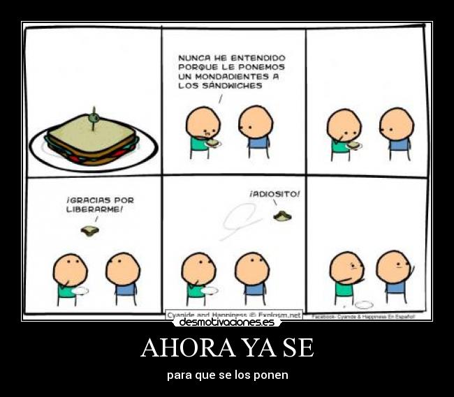 AHORA YA SE - para que se los ponen