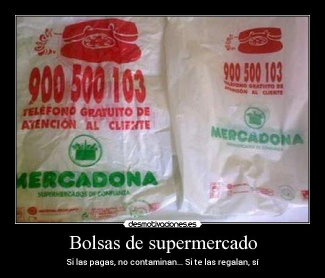 Bolsas de supermercado - 