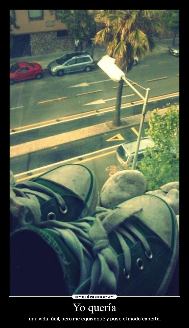 Yo quería - una vida fácil, pero me equivoqué y puse el modo experto.