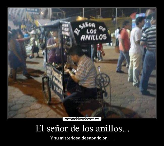 El señor de los anillos... - 