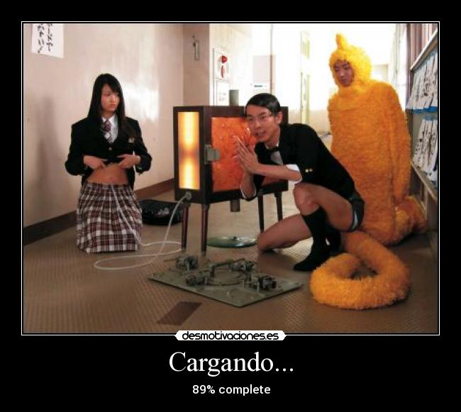 Cargando... - 89% complete