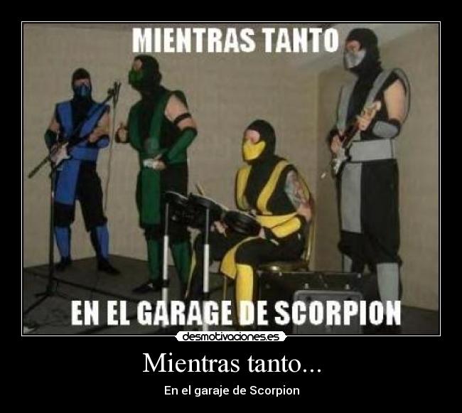 Mientras tanto... - En el garaje de Scorpion