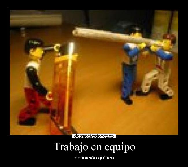 Trabajo en equipo - definición gráfica