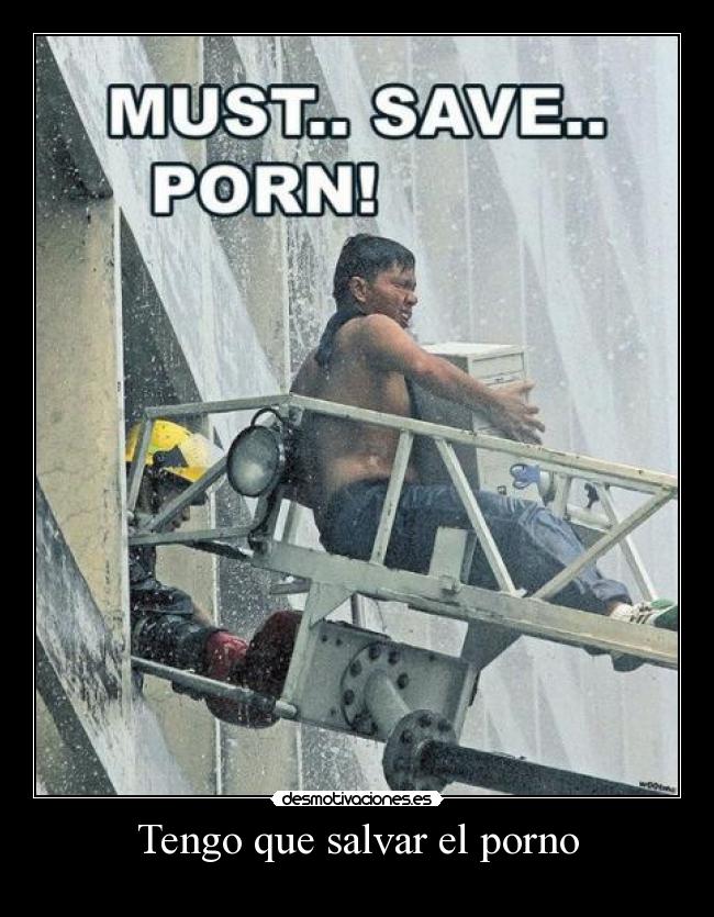 Tengo que salvar el porno - 