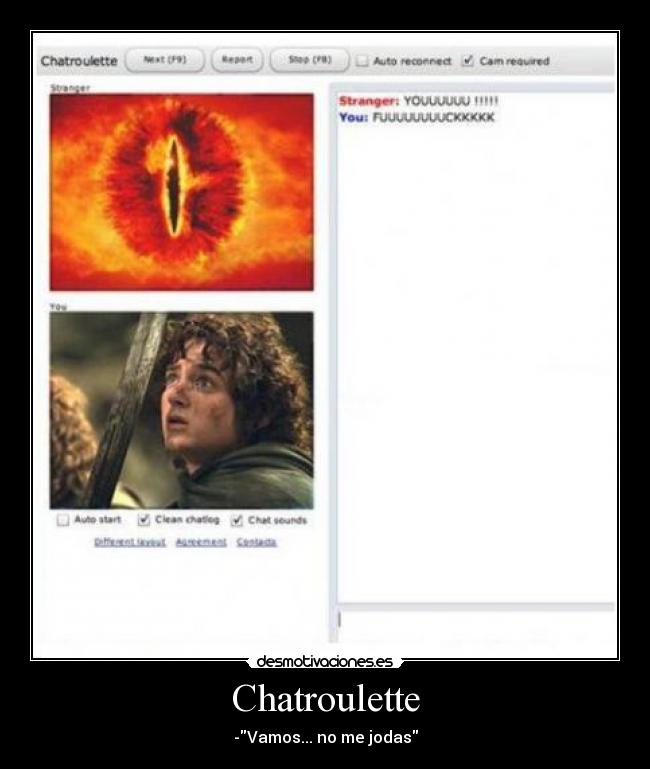 Chatroulette - -Vamos... no me jodas