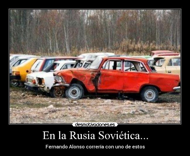 En la Rusia Soviética... - Fernando Alonso correría con uno de estos