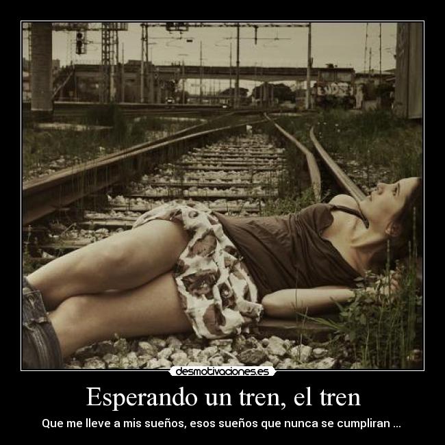 Esperando un tren, el tren - 