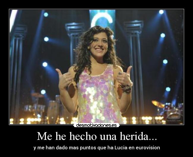 Me he hecho una herida... - 