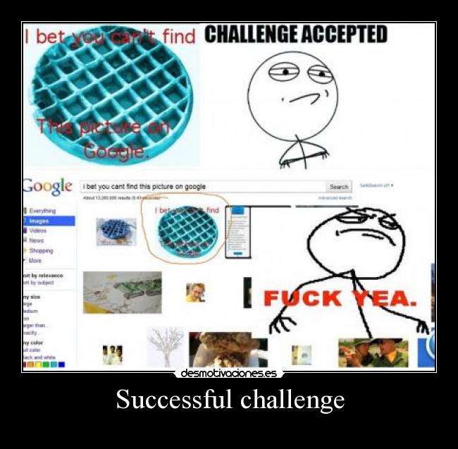 Successful challenge -  