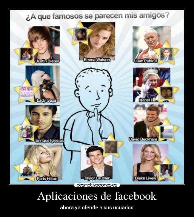 Aplicaciones de facebook - ahora ya ofende a sus usuarios.