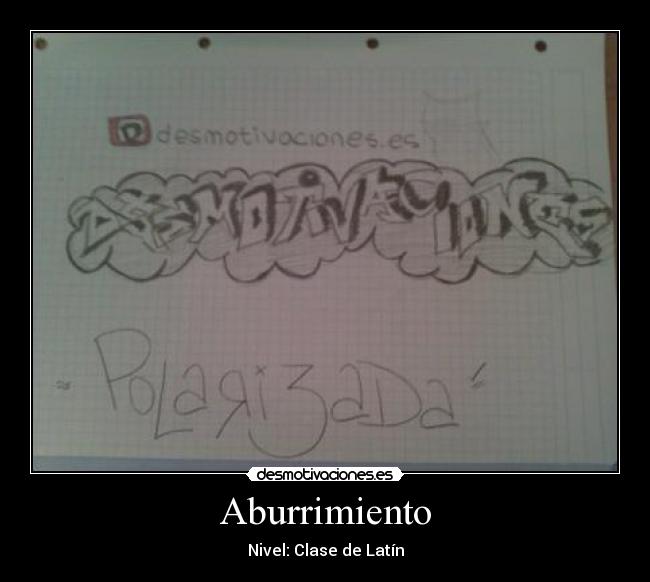 Aburrimiento - Nivel: Clase de Latín