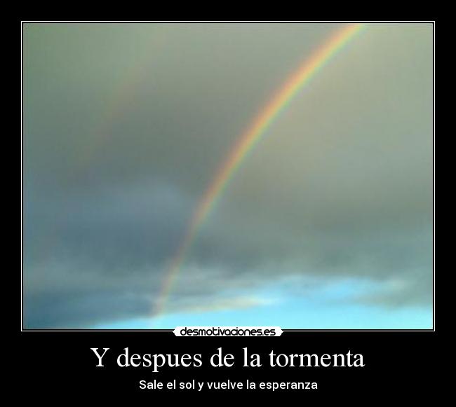 Y despues de la tormenta - 