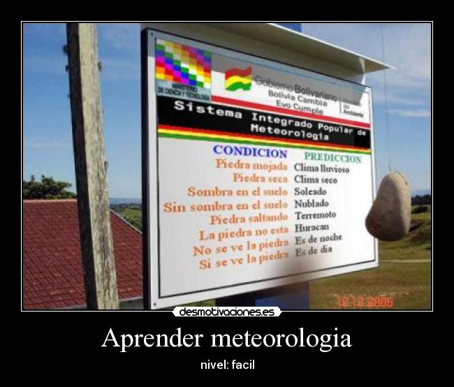 Aprender meteorologia - nivel: facil