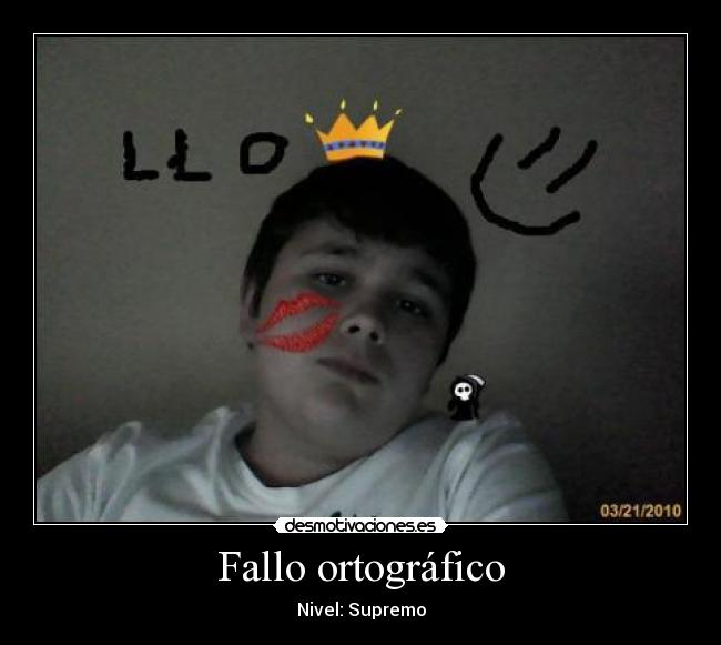 Fallo ortográfico -