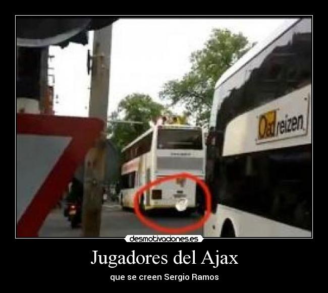 carteles autobus copa ajax sergio ramos desmotivaciones