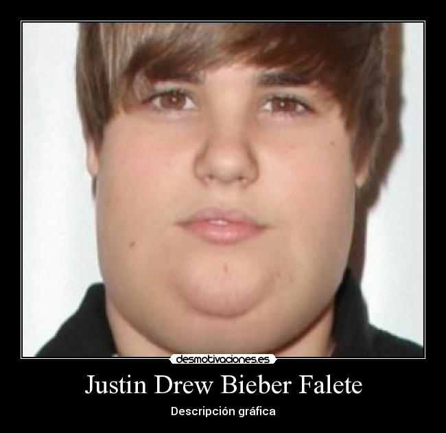 Justin Drew Bieber Falete - Descripción gráfica