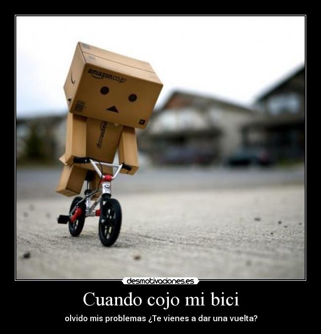 Cuando cojo mi bici -