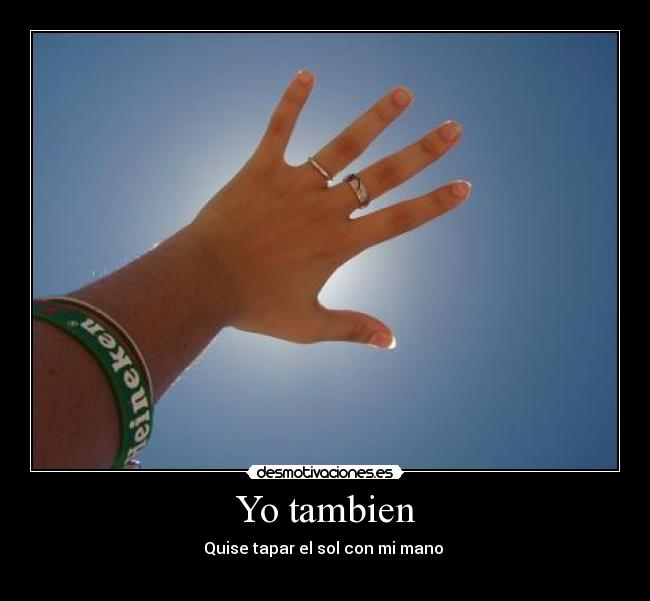 Yo tambien -