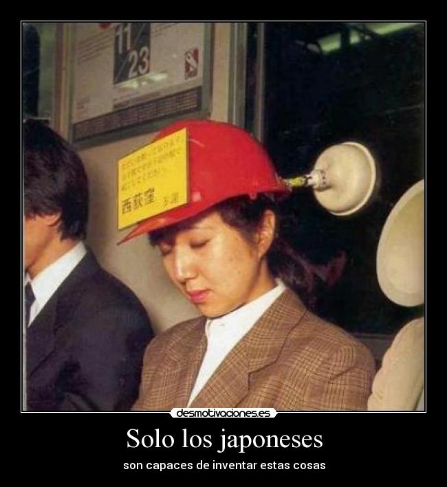 carteles solo los japoneses desmotivaciones