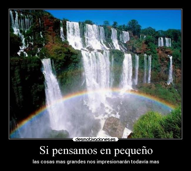 Si pensamos en pequeño - 