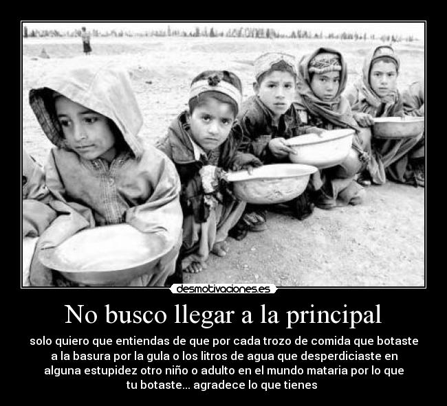 No busco llegar a la principal - 