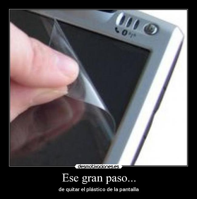 Ese gran paso... - 