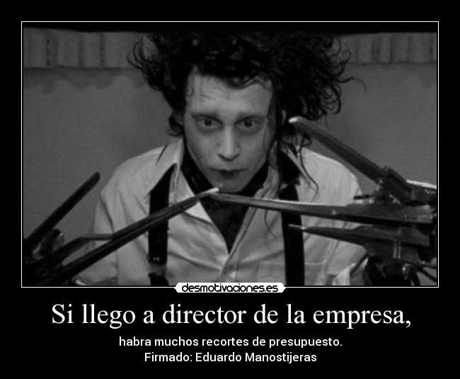 Si llego a director de la empresa, - 