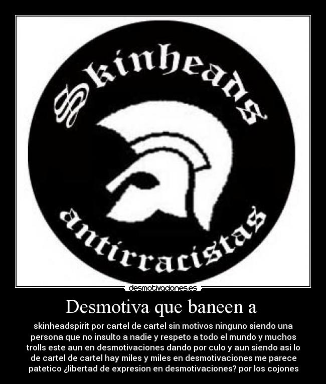 carteles skins desmotivaciones