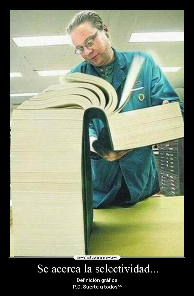Se acerca la selectividad... - Definición gráfica
P.D: Suerte a todos^^