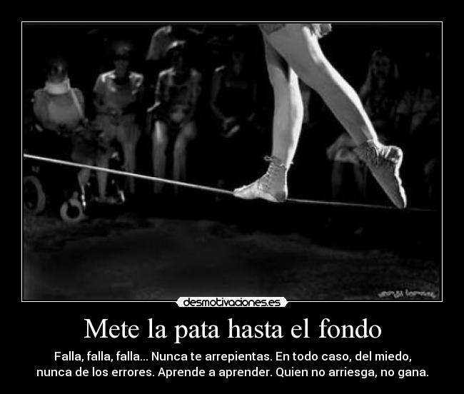 carteles arriesga falla arrepientas desmotivaciones