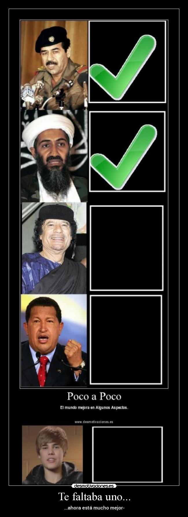 Te faltaba uno... - ...ahora está mucho mejor-