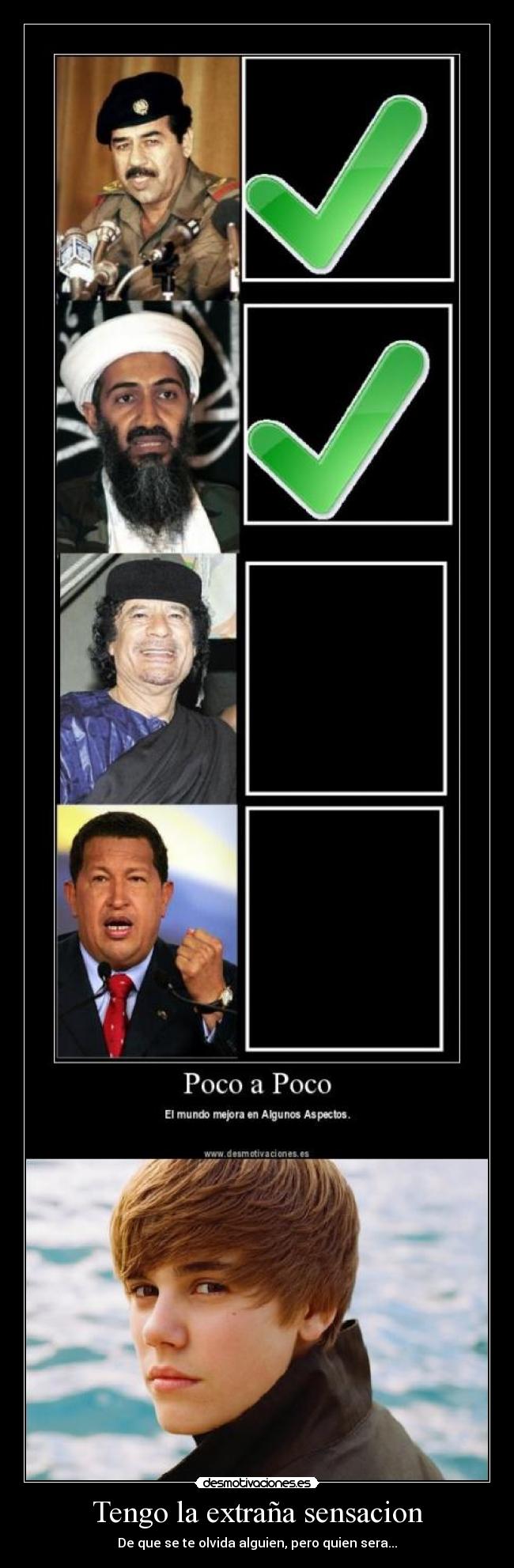 Tengo la extraña sensacion -