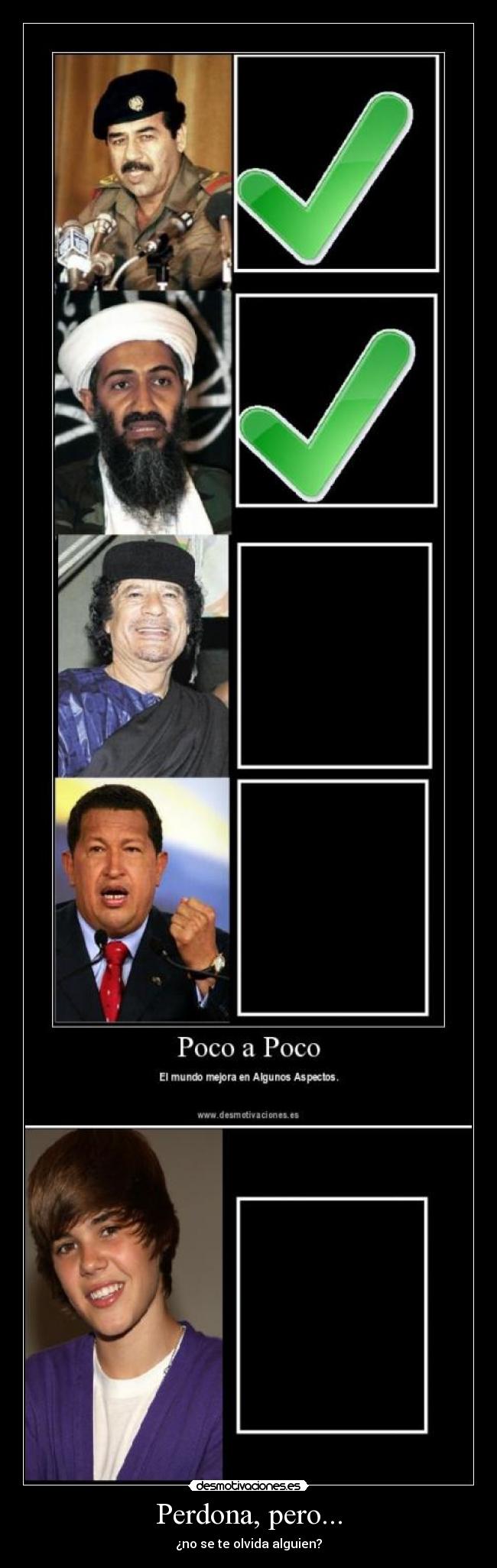 Perdona, pero... - ¿no se te olvida alguien?