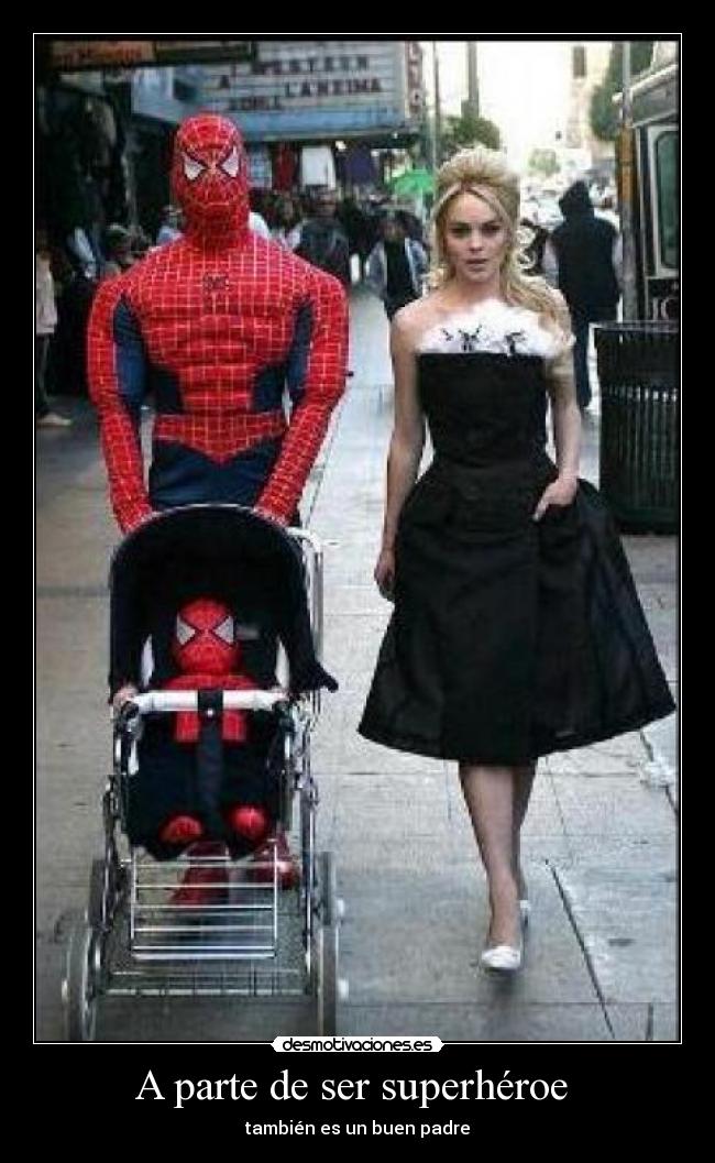A parte de ser superhéroe  - 