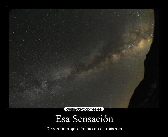 carteles universo estrellas desmotivaciones