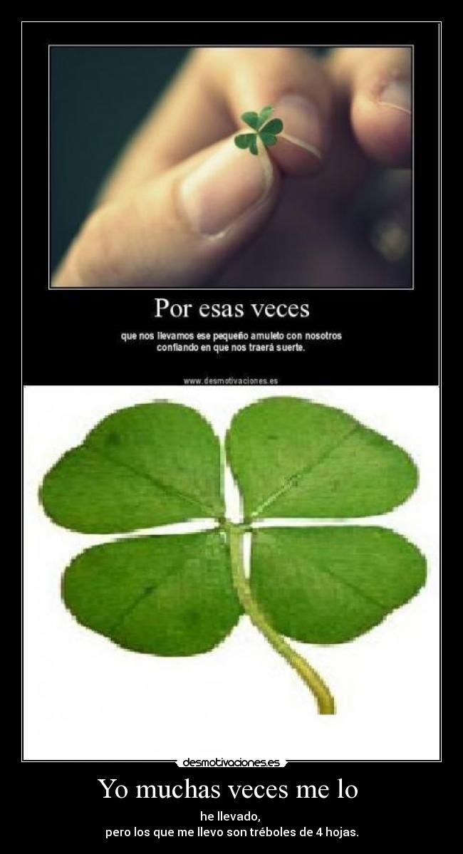 Yo muchas veces me lo -