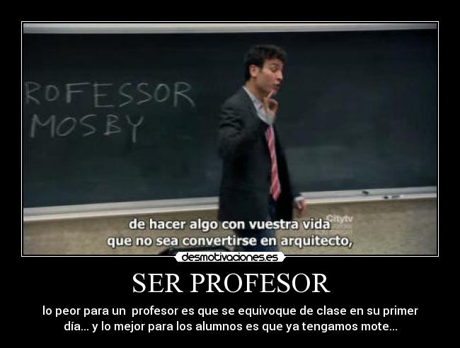 SER PROFESOR -