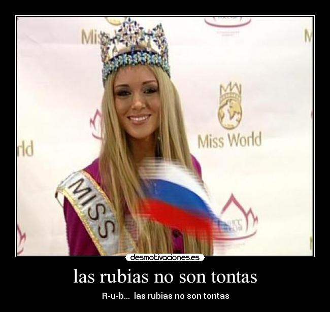 las rubias no son tontas -