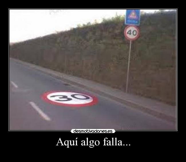 Aquí algo falla... -