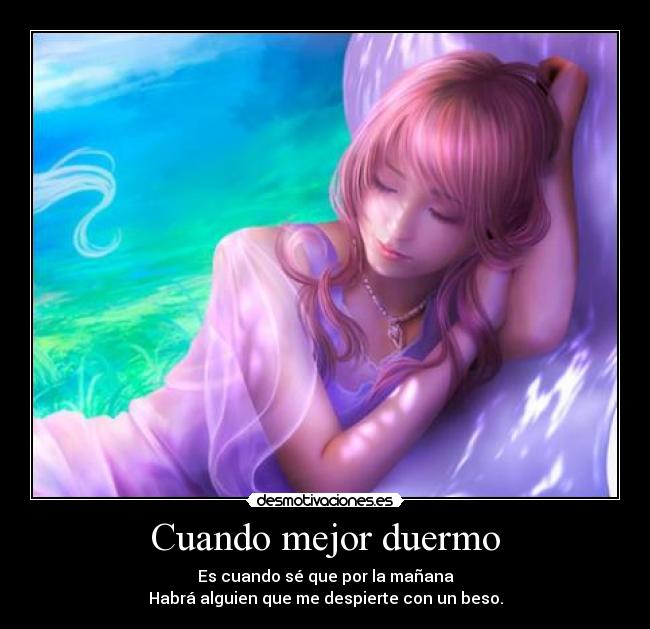 Cuando mejor duermo - 