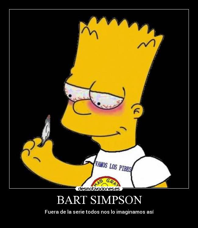 BART SIMPSON - Fuera de la serie todos nos lo imaginamos así