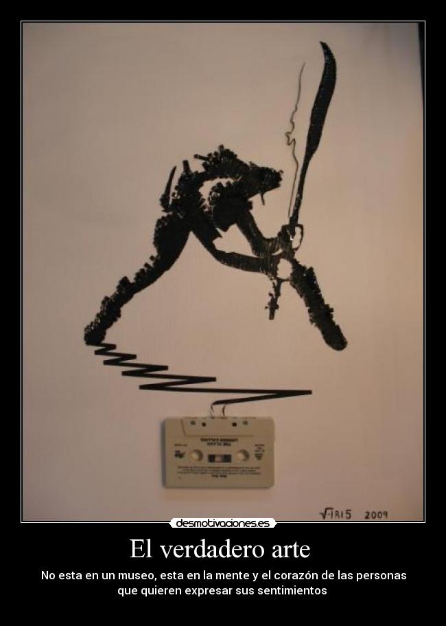 El verdadero arte -