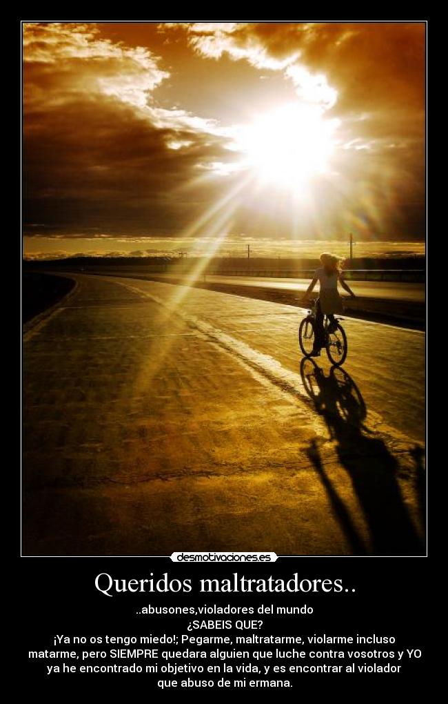 Queridos maltratadores.. - 