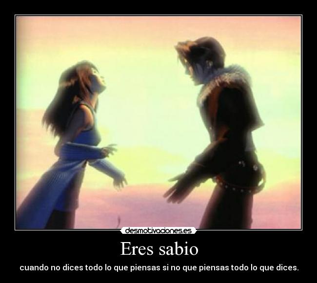 Eres sabio - 